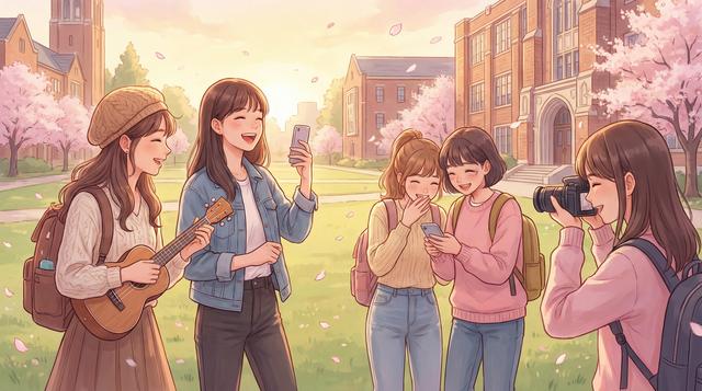 偷拍草坪音乐会：校园民谣传媒记录